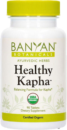 Healthy Kapha™ (Organic), 500 mg, 90 Tablets , Ayurveda Ayurveda Rasa_Astringent Ayurveda Rasa_Bitter Ayurveda Rasa_Pungent Ayurveda Vipaka_Pungent Ayurveda Virya_Heating Brand_Banyan Botanicals Form_Tablets Size_90 Tablets