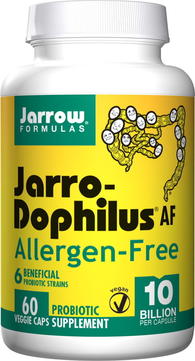 Jarro-Dophilus® AF Allergen-Free, 60 Capsules , Brand_Jarrow Formulas Form_Capsules Size_60 Caps