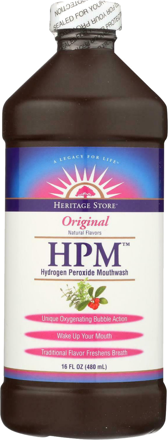 Hydrogen Peroxide Mouthwash, Natural Flavors, 16 Fl Oz (480 mL) Liquid
