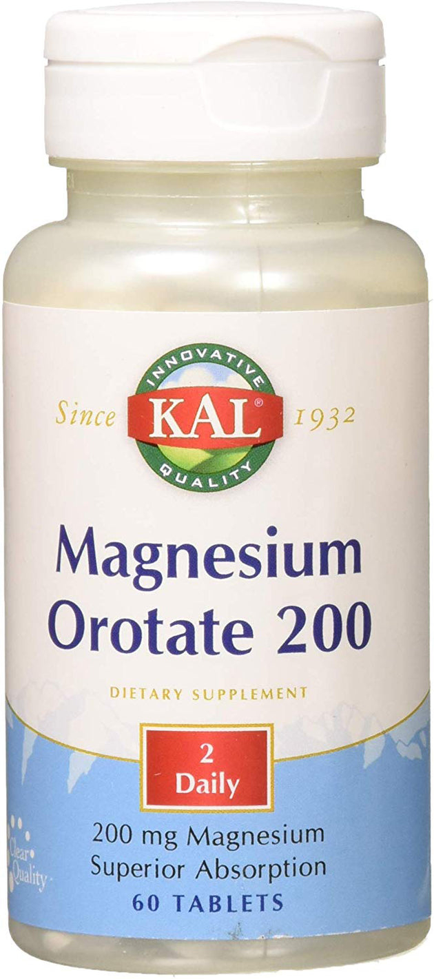 Magnesium Orotate 200, 200 mg, 60 Tablets