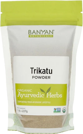 Trikatu Powder, 0.5 Lbs (227 g) Powder , Brand_Banyan Botanicals Form_Powder New Product Size_0.5 Lbs