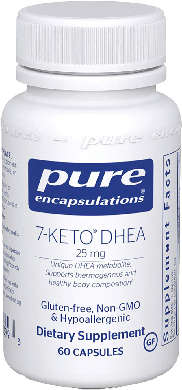 7-Keto® DHEA, 25 mg, 60 Capsules , 7-Keto Brand_Pure Encapsulations