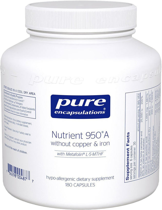 Nutrient 950® without Copper & Iron, 180 Capsules ,