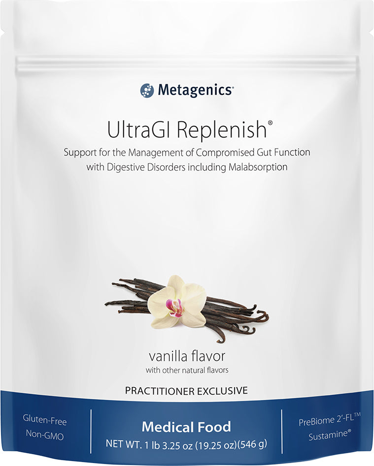 UltraGI Replenish®, Vanilla Flavor, 19.25 Oz (546 g) Powder , Emersons Form_Powder powder