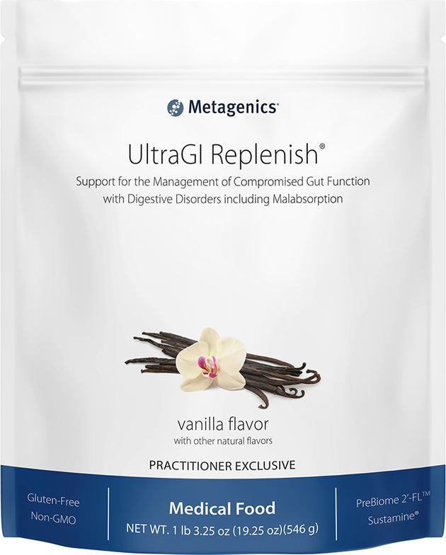 UltraGI Replenish®, Vanilla Flavor, 19.25 Oz (546 g) Powder