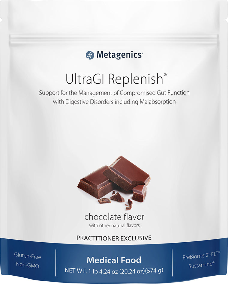 UltraGI Replenish®, Chocoate Flavor, 20.24 Oz (574 g) Powder , Emersons Form_Powder powder