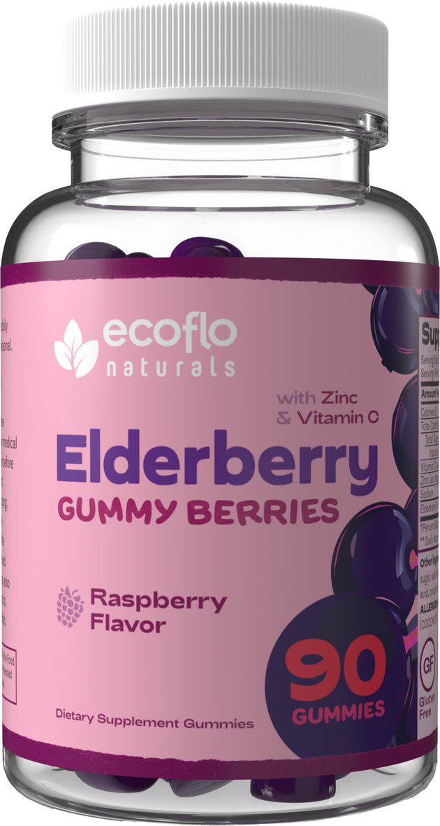 Elderberry Gummies, 100 mg of Elderberry, 90 Gummies , BOGO Mix and Match BOGO Sale