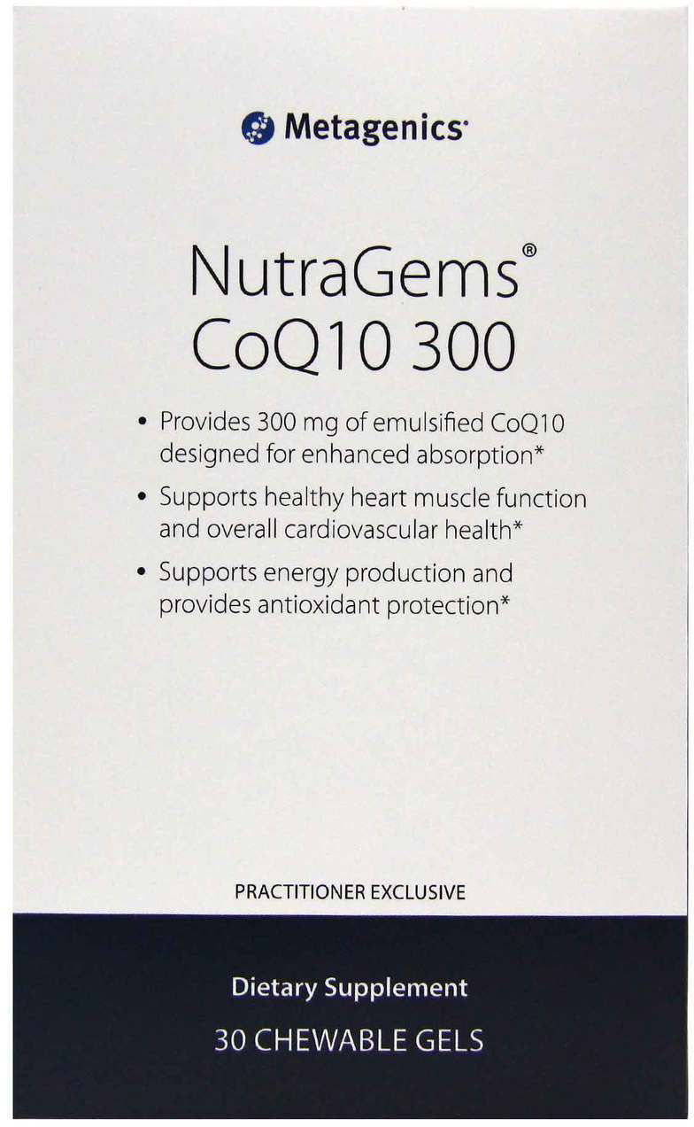 NutraGems® CoQ10 300, 30 Chewable Gels , Emersons Emersons-Alt Form_Chewables softgels