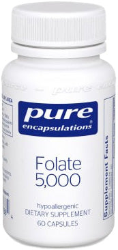 Folate 5000, 60 Capsules , Brand_Pure Encapsulations Emersons