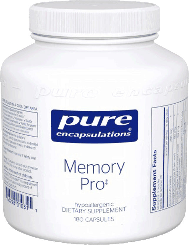 Memory Pro, 180 Capsules , Brand_Pure Encapsulations caps Emersons