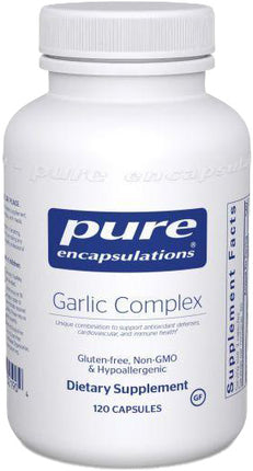 Garlic Complex, 120 Capsules , Brand_Pure Encapsulations Emersons