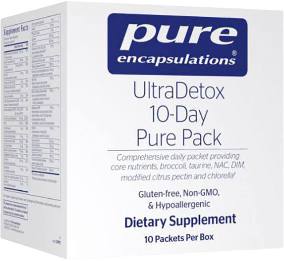 UltraDetox 10-Day Pure Pack, 10 Packets , Brand_Pure Encapsulations Emersons