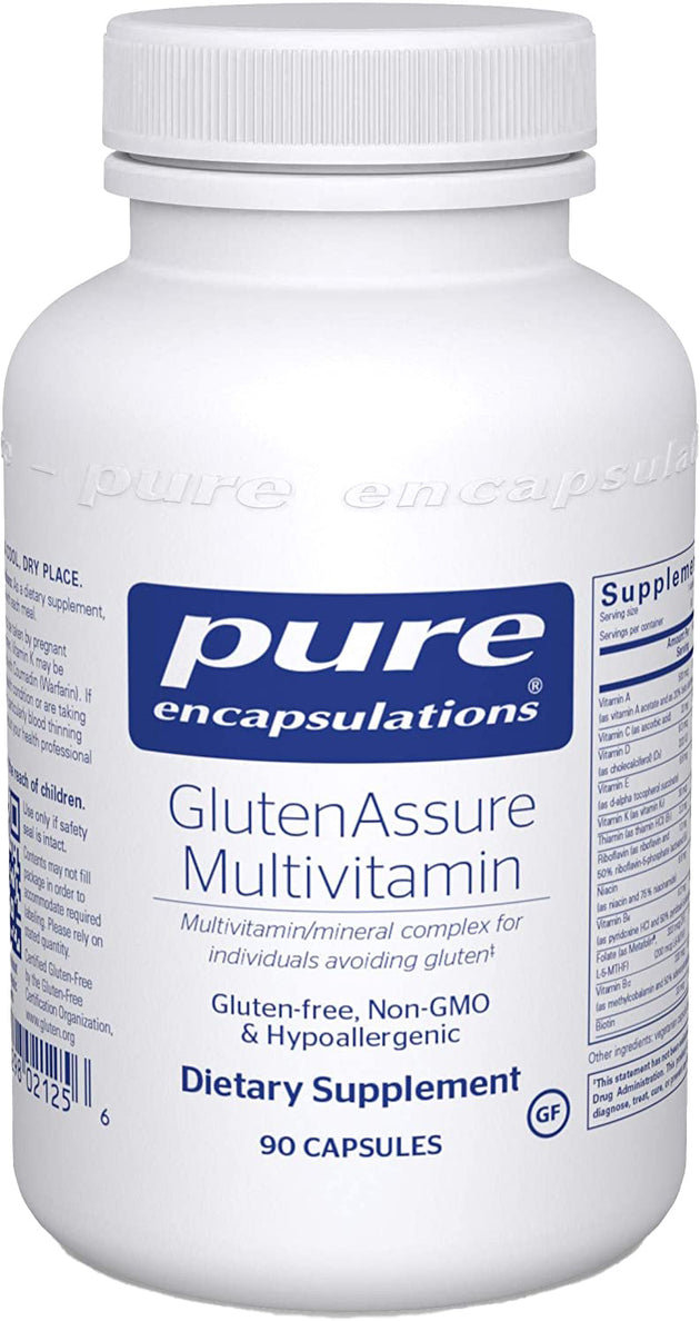 GlutenAssure Mulitivitamin, 90 Capsules , Brand_Pure Encapsulations Emersons