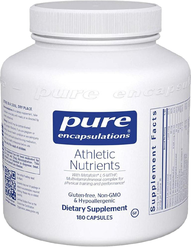 Athletic Nutrients, 180 Capsules , Brand_Pure Encapsulations Emersons