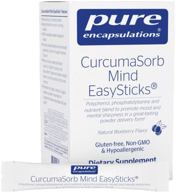 CurcumaSorb Mind EasySticks, 30 Packets , Brand_Pure Encapsulations Emersons