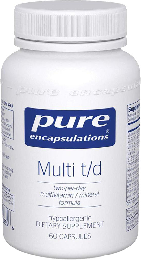 Multi T/D, 60 Capsules , Brand_Pure Encapsulations caps Emersons