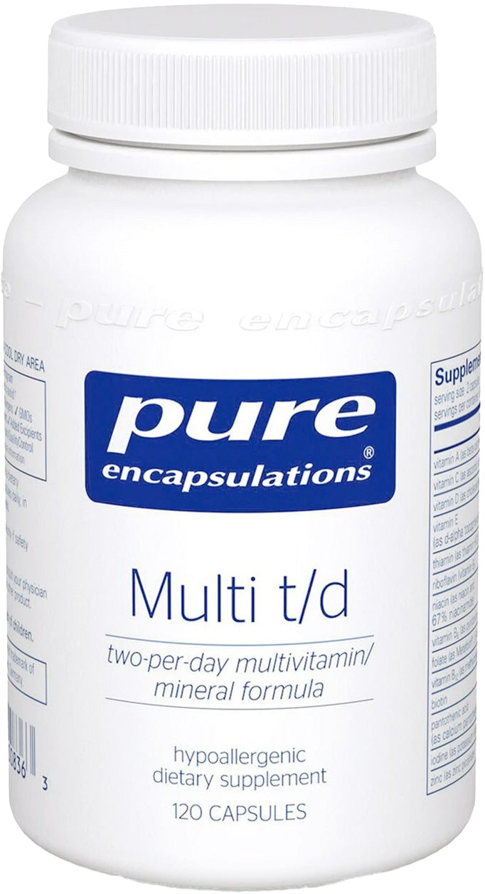Multi T/D, 120 Capsules , Brand_Pure Encapsulations caps Emersons