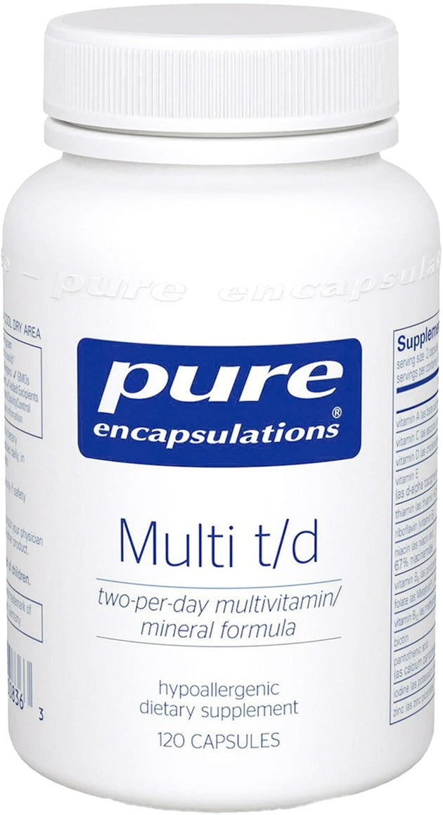 Multi T/D, 120 Capsules , Brand_Pure Encapsulations Emersons