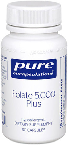 Folate 5000 Plus, 60 Capsules , Brand_Pure Encapsulations Emersons