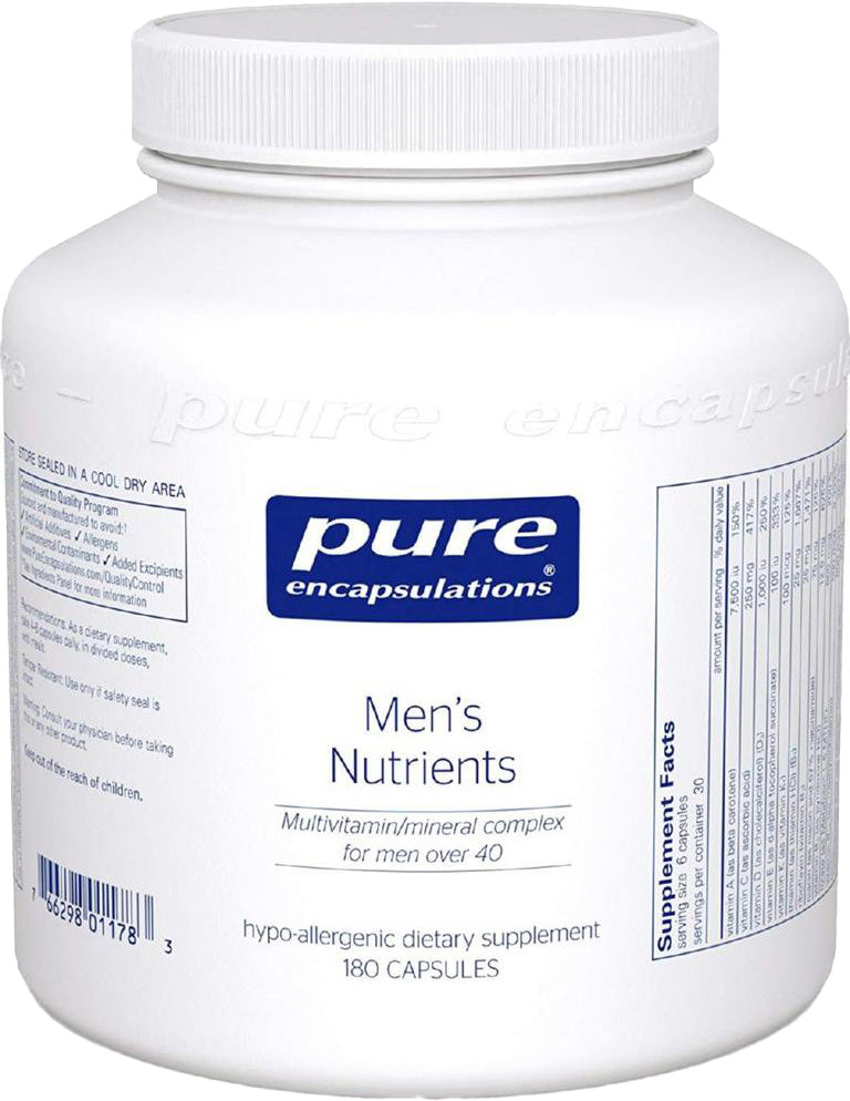 Men's Nutrients, 180 Capsules , Brand_Pure Encapsulations caps Emersons Form_Capsules Requires Consultation Size_180 Capsules