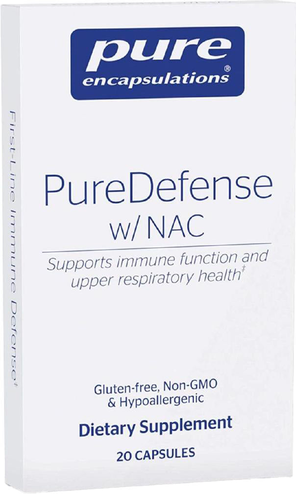 PureDefense w/ NAC (travel pack), 20 Capsules , Brand_Pure Encapsulations Emersons
