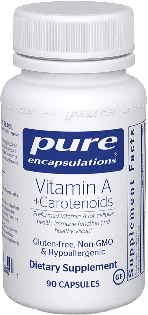 Vitamin A + Carotenoids, 90 Capsules , Brand_Pure Encapsulations Emersons