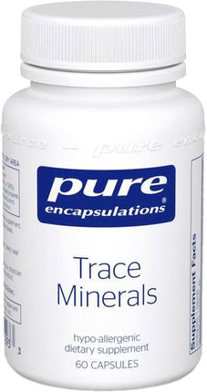 Trace Minerals, 60 Capsules , Brand_Pure Encapsulations Emersons