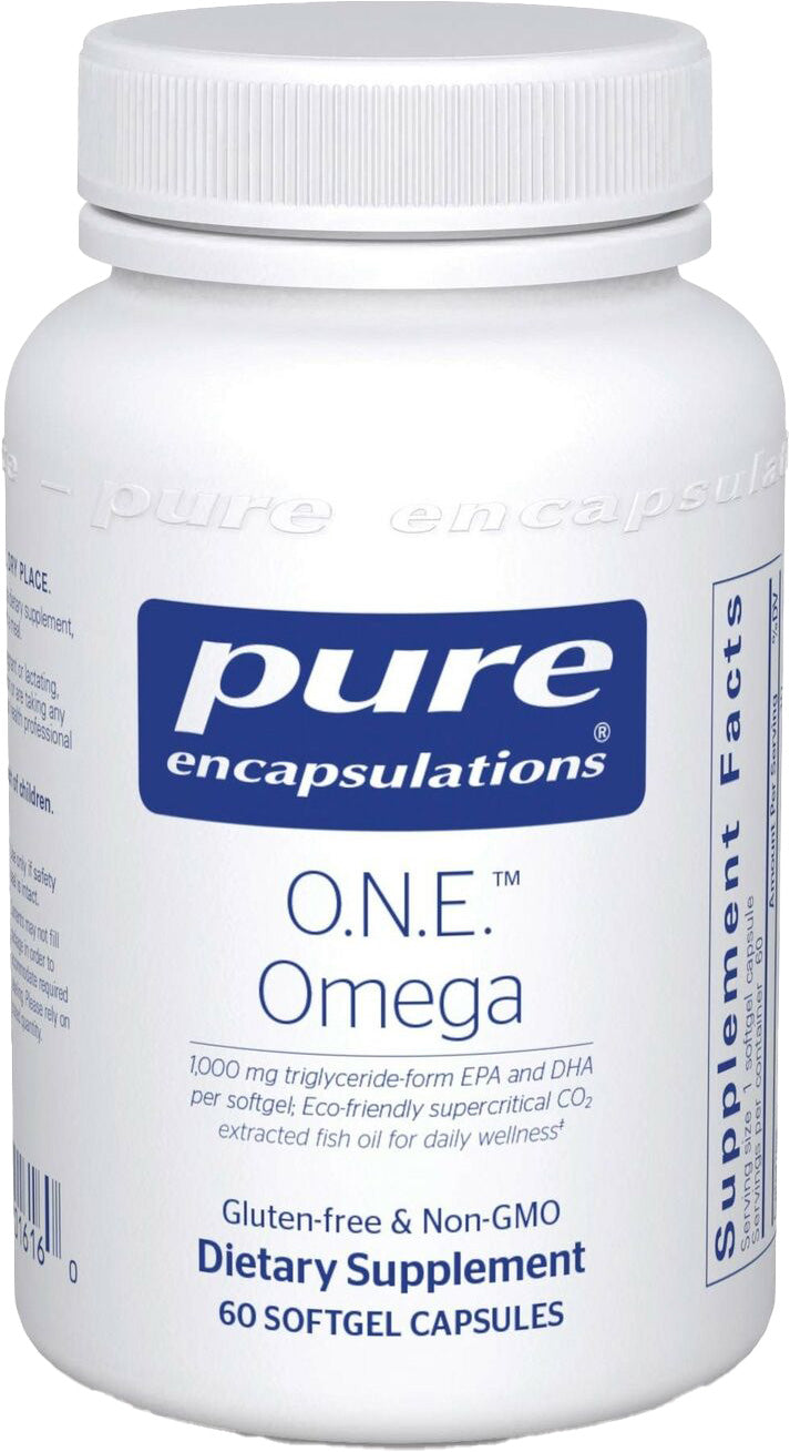 O.N.E.™ Omega, 60 Softgels , Brand_Pure Encapsulations Emersons Form_Softgels Requires Consultation Size_60 Softgel Capsules softgels