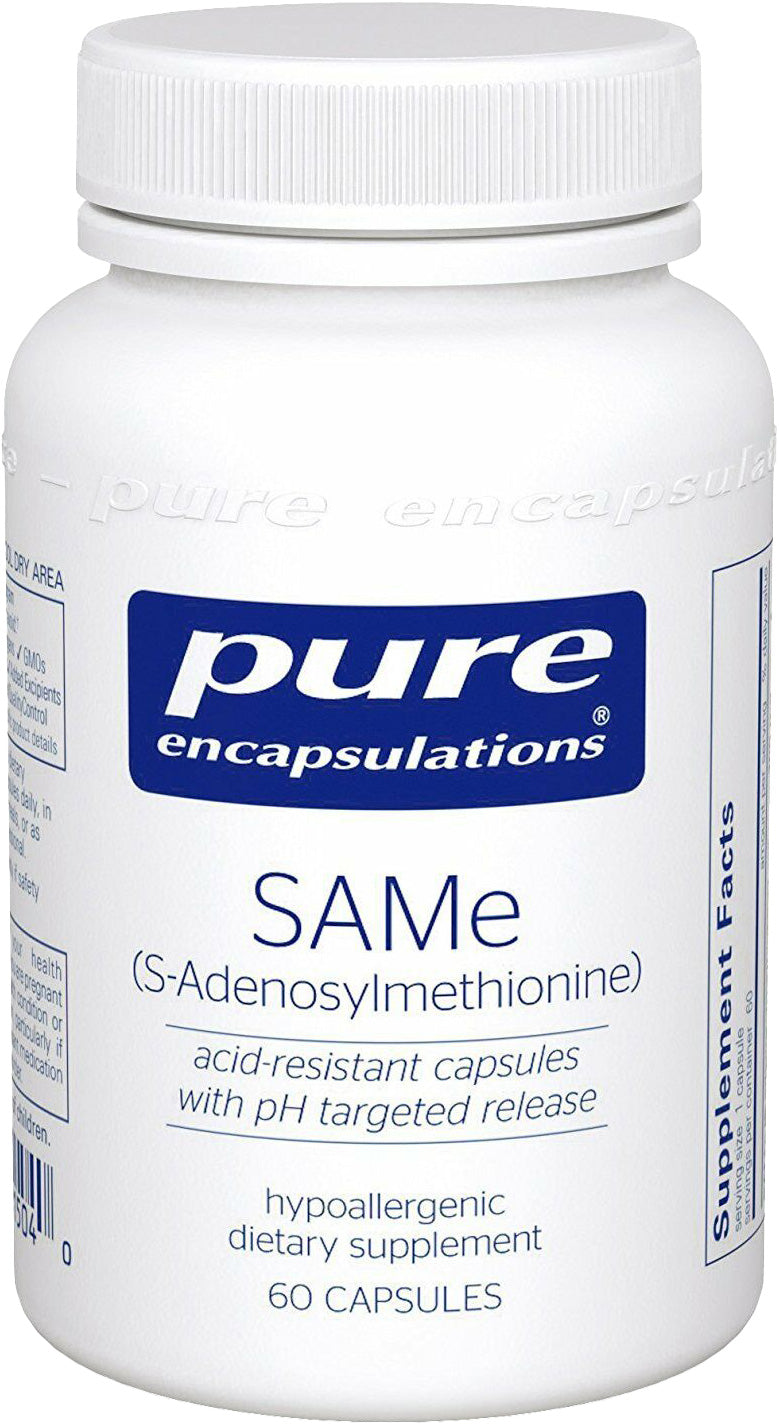 SAMe (S-Adenosylmethionine), 60 Capsules , Brand_Pure Encapsulations caps Emersons