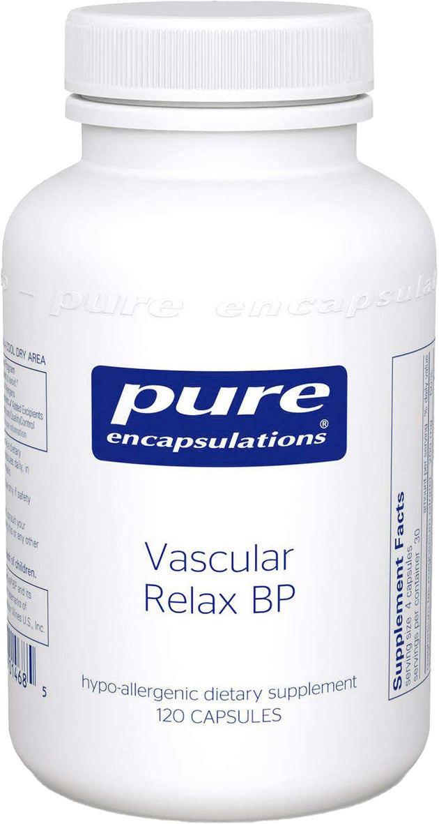 Vascular Relax BP, 120 Capsules , Brand_Pure Encapsulations Emersons