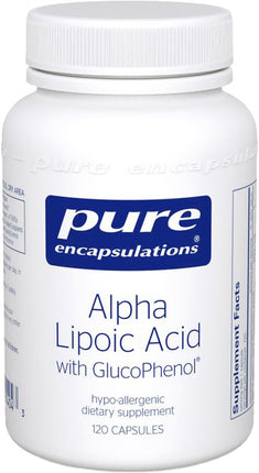 Alpha Lipoic Acid with GlucoPhenol®, 120 Capsules , Brand_Pure Encapsulations Emersons