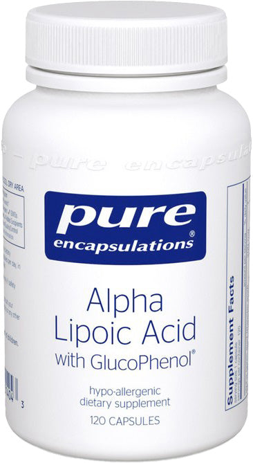 Alpha Lipoic Acid with GlucoPhenol®, 120 Capsules , Brand_Pure Encapsulations Emersons