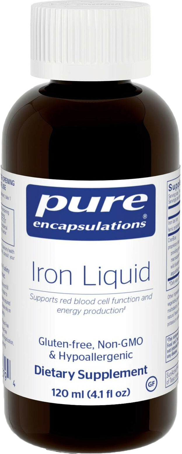 Iron Liquid, 4.1 Fl Oz (121.3 mL) Liquid , Brand_Pure Encapsulations Emersons