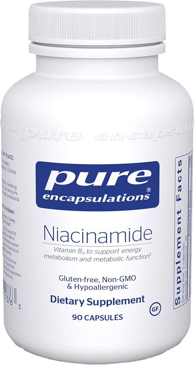 Niacinamide, 90 Capsules , Brand_Pure Encapsulations Emersons