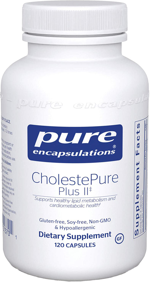 CholestePure Plus II, 120 Capsules , Brand_Pure Encapsulations Emersons