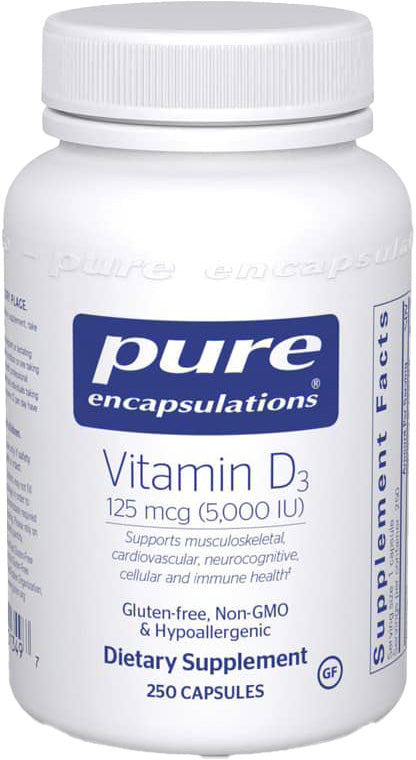Vitamin D3 125 mcg (5,000 IU) , Pure