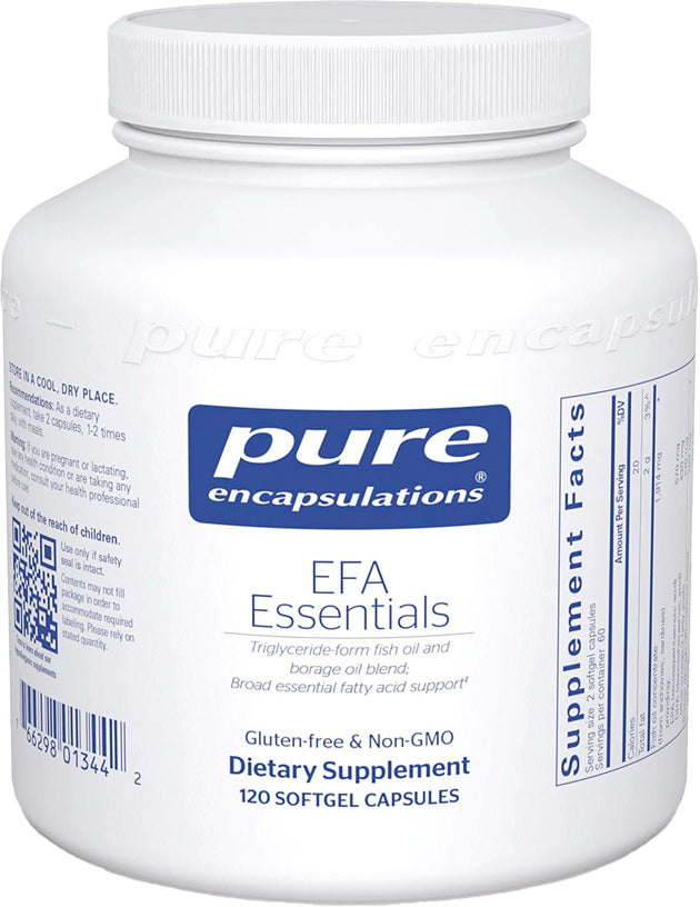 EFA Essentials, 120 Softgels , Brand_Pure Encapsulations Emersons