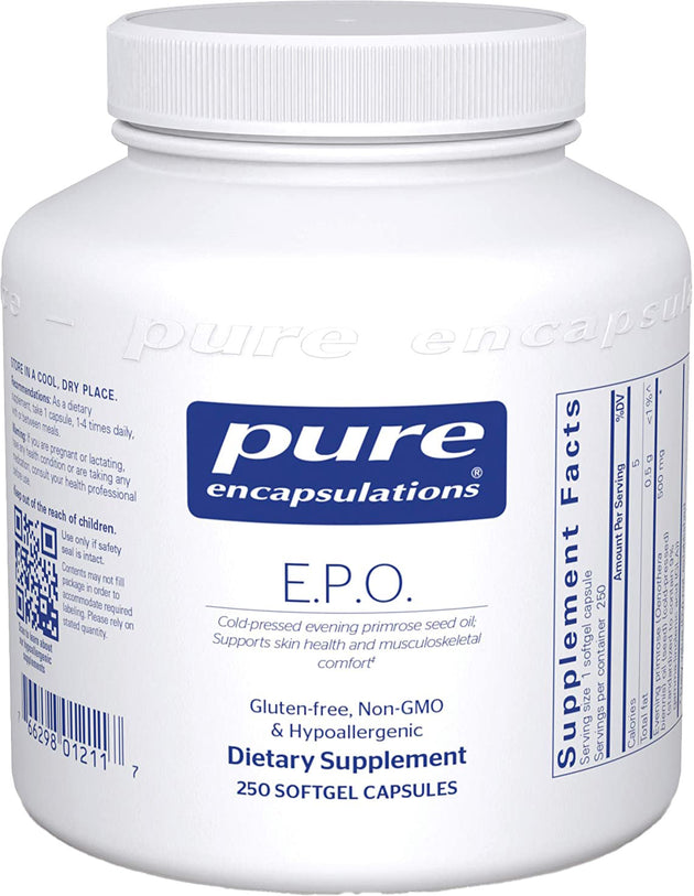 E.P.O. (evening primrose oil), 250 Softgels , Brand_Pure Encapsulations Emersons