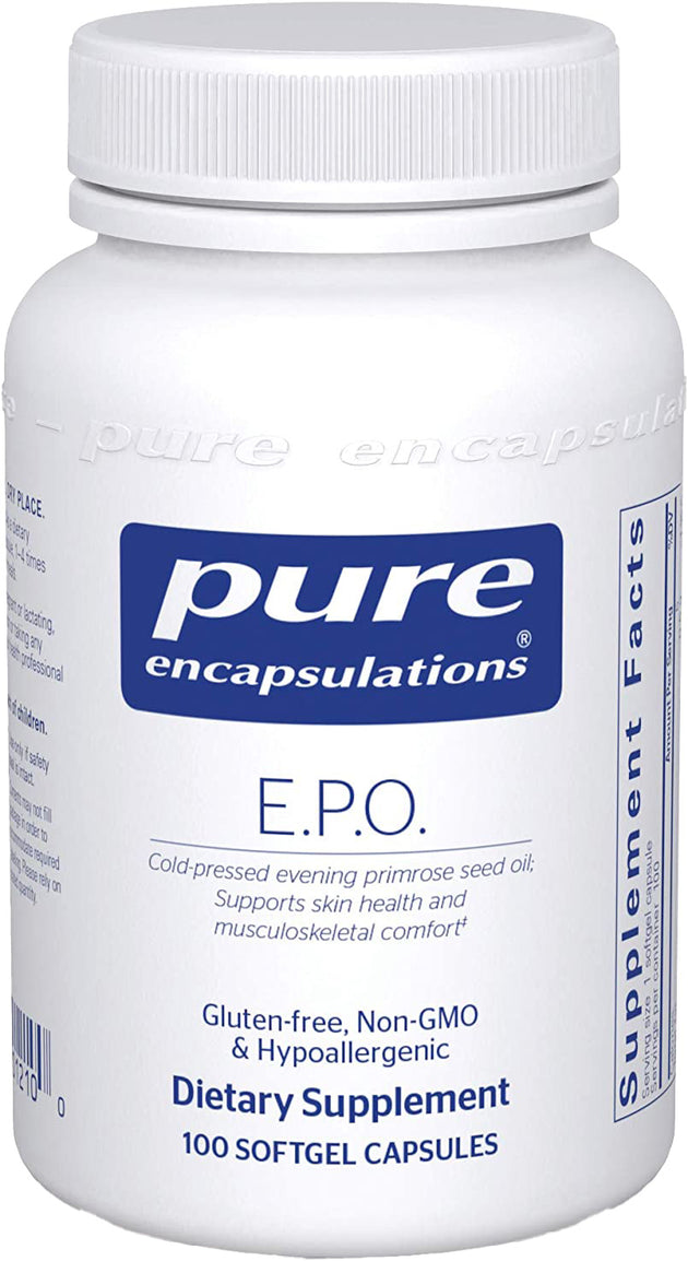 E.P.O. (evening primrose oil), 100 Softgels , Brand_Pure Encapsulations Emersons