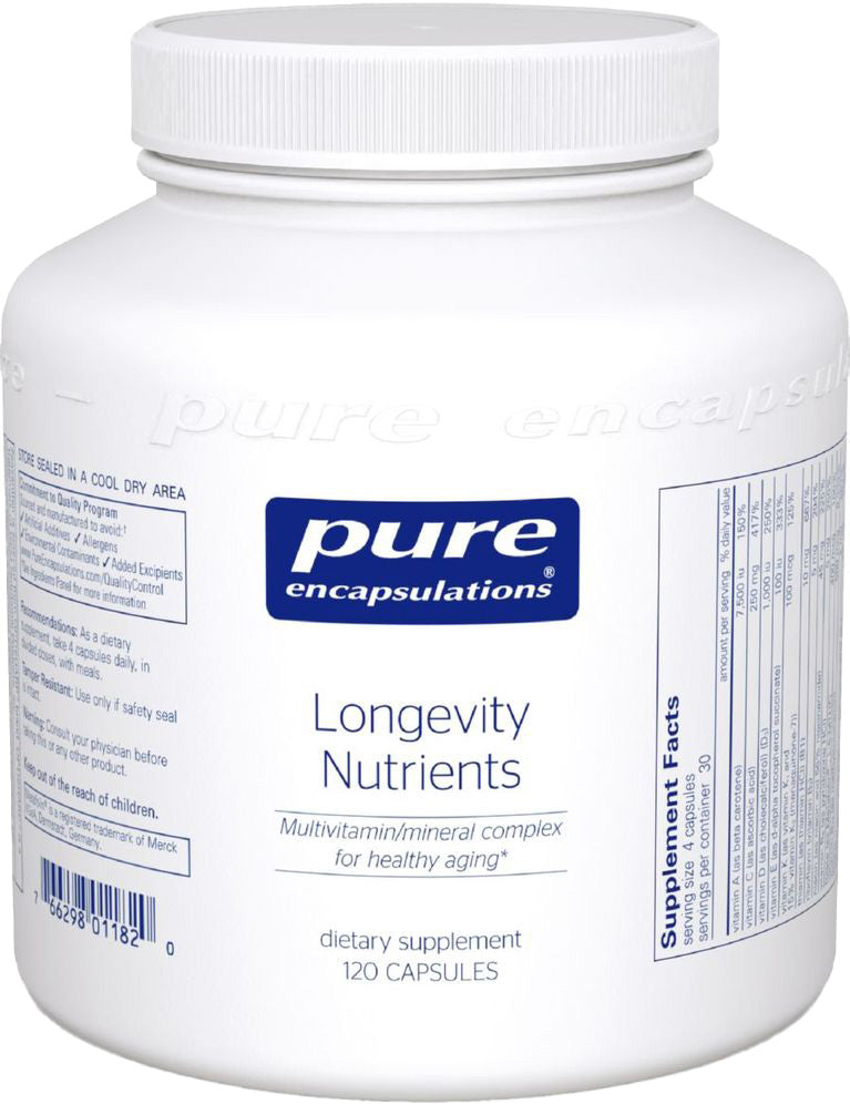 Longevity Nutrients, 120 Capsules , Brand_Pure Encapsulations caps Emersons