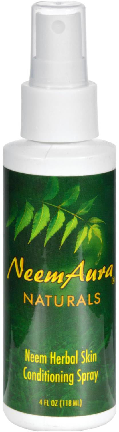 Neem Herbal Skin Conditioning Spray, 4 Fl Oz (118 mL) Liquid , Brand_NeemAura Form_Liquid Size_4 Fl Oz