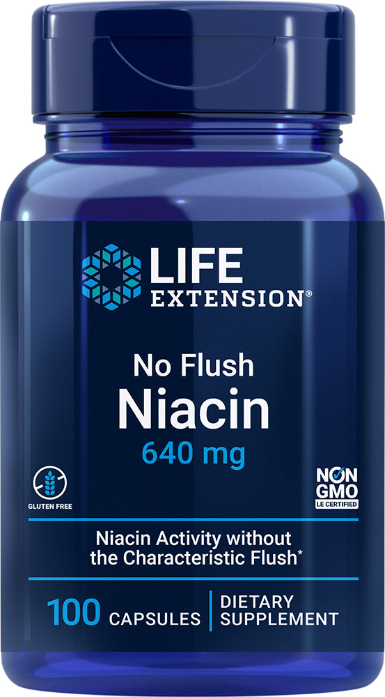 No Flush Niacin, 100 Capsules ,