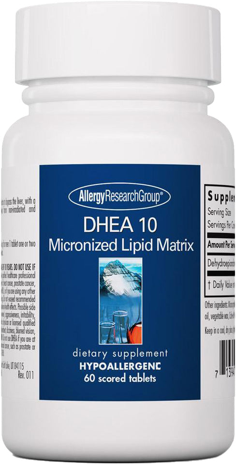 DHEA 10, 10 mg, 60 Scored Tablets , Brand_Allergy Research Group