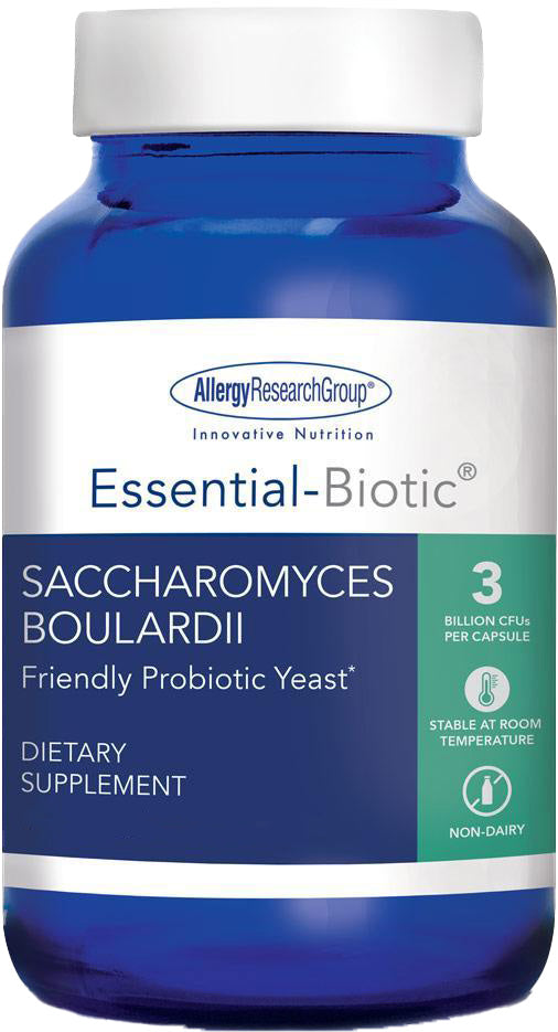 Essential-Biotic® Saccharomyces Boulardii, 120 Vegetarian Capsules , Brand_Allergy Research Group