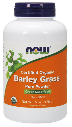 Barley Grass Pure Powder, Organic, 6 oz. , Brand_NOW Foods Form_Powder Size_6 Oz