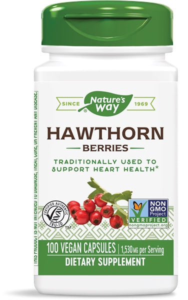 Hawthorn Berries, 100 Capsules , Brand_Nature's Way Form_Capsules Size_100 Caps
