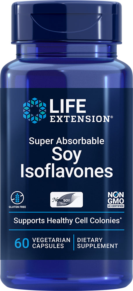 Super Absorbable Soy Isoflavones, 60 Vegetarian Capsules ,