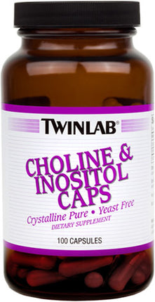 Choline & Inositol Caps, 100 Capsules , Brand_TwinLab Form_Capsules Size_100 Caps