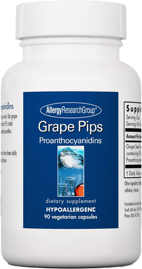 Grape Pips, 90 Vegetarian Capsules , Brand_Allergy Research Group