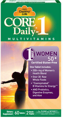 Core Daily 1 for Women 50+, 60 Tablets , Brand_Country Life Form_Tablets Size_60 Tabs